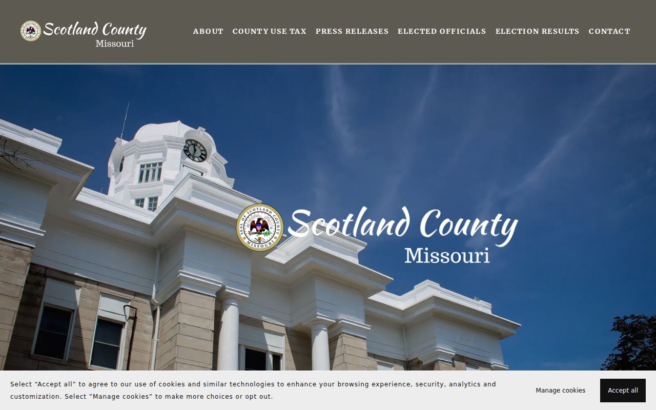 Scotland County court docket county government homepage