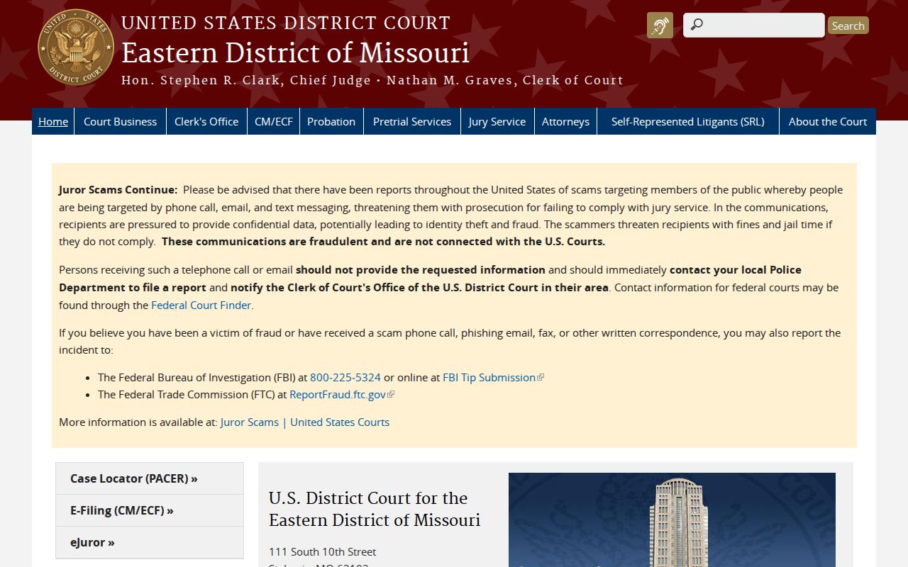 South Gorin court records federal courthouse security source